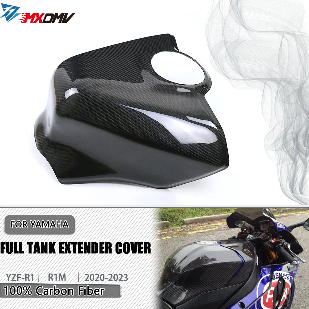 For YAMAHA YZF R1 R1M YZFR1 2015-2023 Carbon Fiber Full Tank Extender Cover Shroud Extender Fairing Motorcycle Accessories