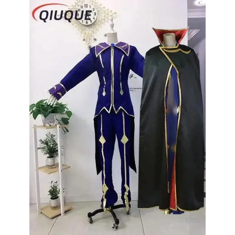 qq45Lelouch of the Rebellion R2 صفر Lelouch Lamperouge أزياء تنكرية ملابس أنيمي عباءة بدلة حفلات الهالوين كرنفال