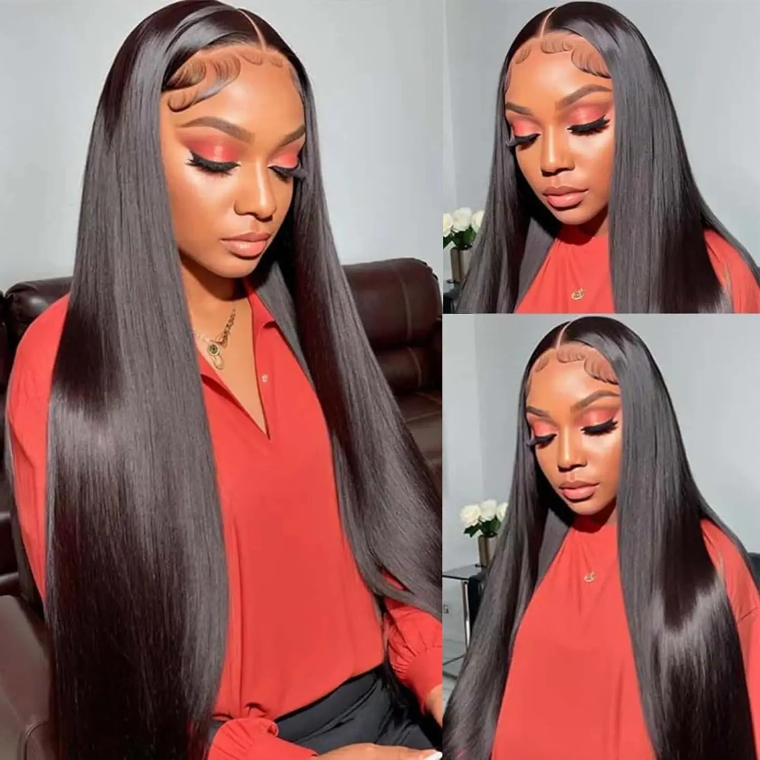 13x4 Bone Straight Lace Front Wig 30  Inch Lace Front Human Hair Wigs For Women 13x6 Brazilian Hair Wigs 360 Lace Frontal Wig