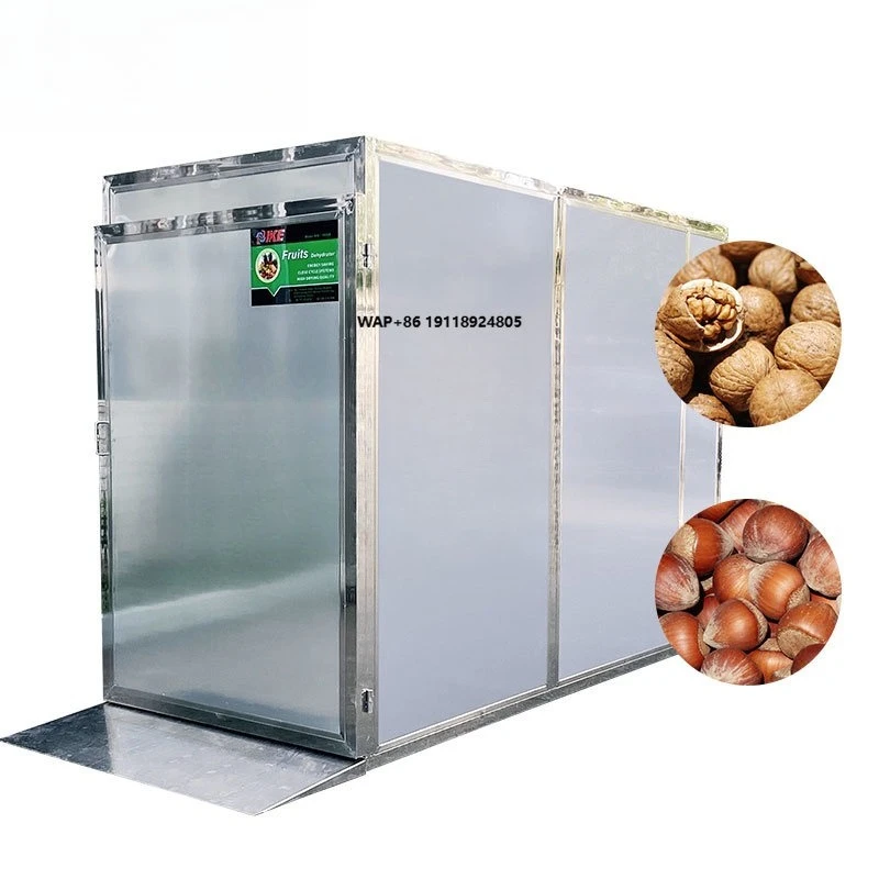 Energy-Saving Heat Pump Tray Fruit Vegetable Dryer SUS304 Automatic Uniform Drying Industrial Customizable Dehydration System