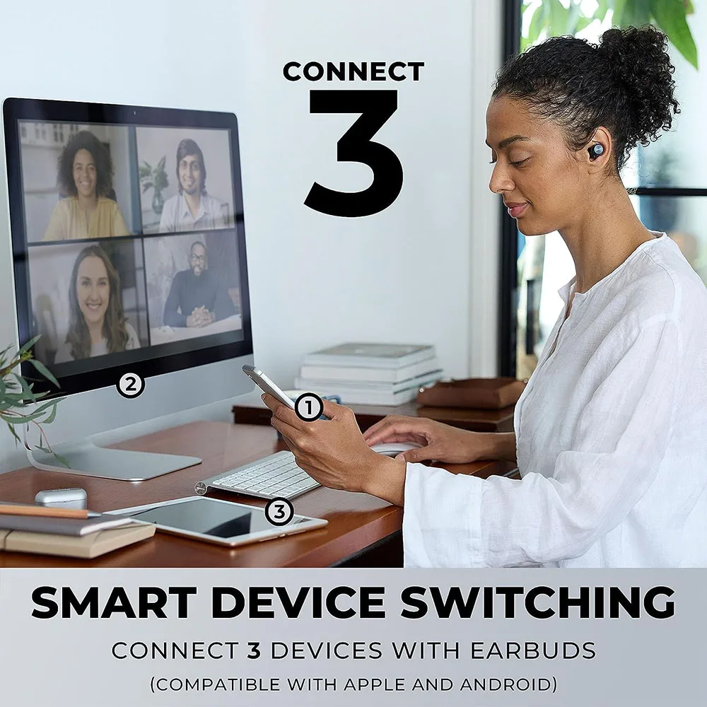 Наушники Panasonic Technics HiFi True Wireless Multipoint Bluetooth II, активное шумоподавление AZ40M2