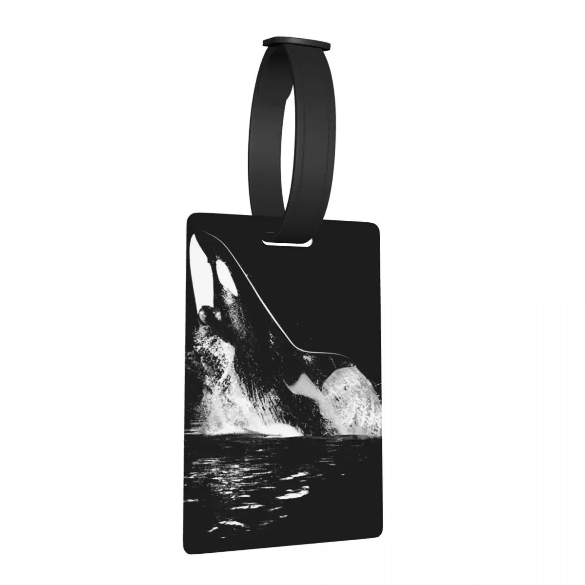 

Orca Aquatic Sea Ocean Killer Whale Luggage Tags Suitcase Accessories Travel Baggage Boarding Tag Label Holder ID Name Address