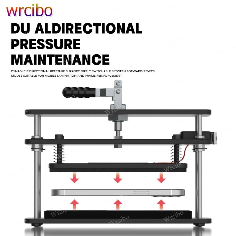 

LUOWEI LW-330 Heat Press Station-Explosion-Proof Pressure Holding for Phone Back Cover Lamination Waterproof Seal Recovery Tool