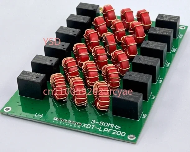 LPF-200 Short-wave Low-pass Filter 1.8-50 MHz 3-30 MHz Amplifier Radio Supports 6 Meters
