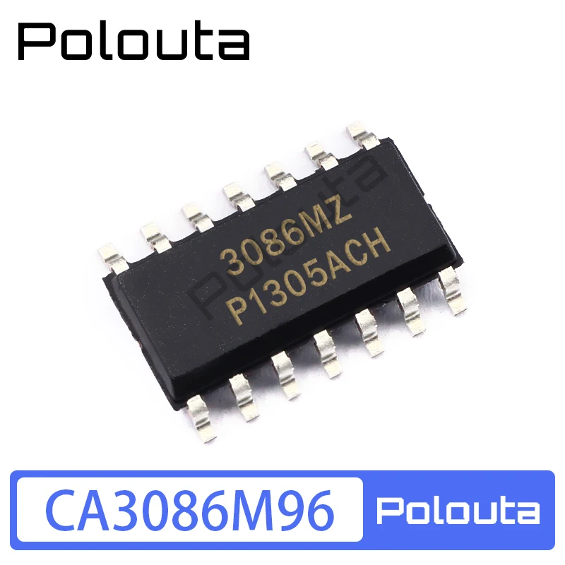 5 pçs/set poouta ca3086m96 ca3086 sop-14 smd pacote geral npn transistor array chip componentes eletrônicos