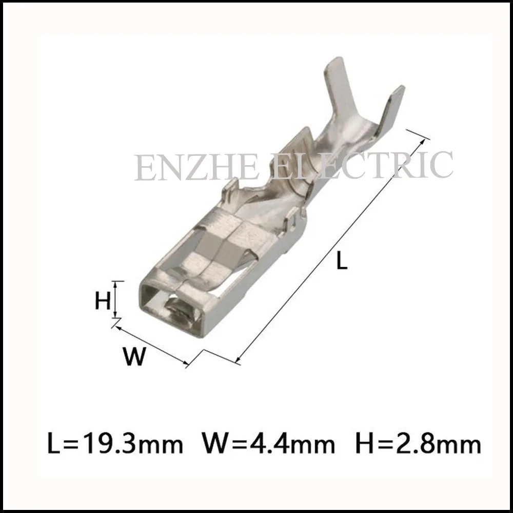 2000PCS DJ624-3.5A/B Terminal connector brass pin Waterproof harness terminal cable socket