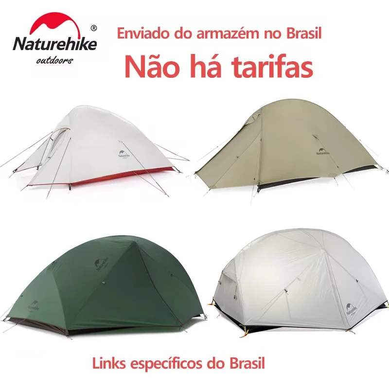 Naturehike-tienda de campaña Mongar para 2 personas, carpa para 1, 2 y 3 personas, ultraligera, portátil, para senderismo al aire libre