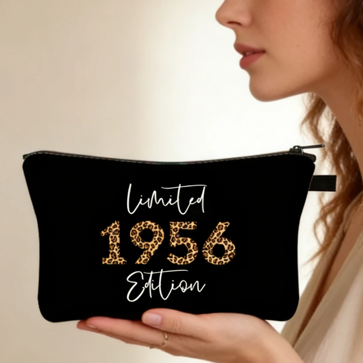 

Косметичка с леопардовым принтом, лимитированная серия 1956 года, 1949–1959 годы, дорожная сумка для туалетных принадлежностей, женские косметички, лучший подарок