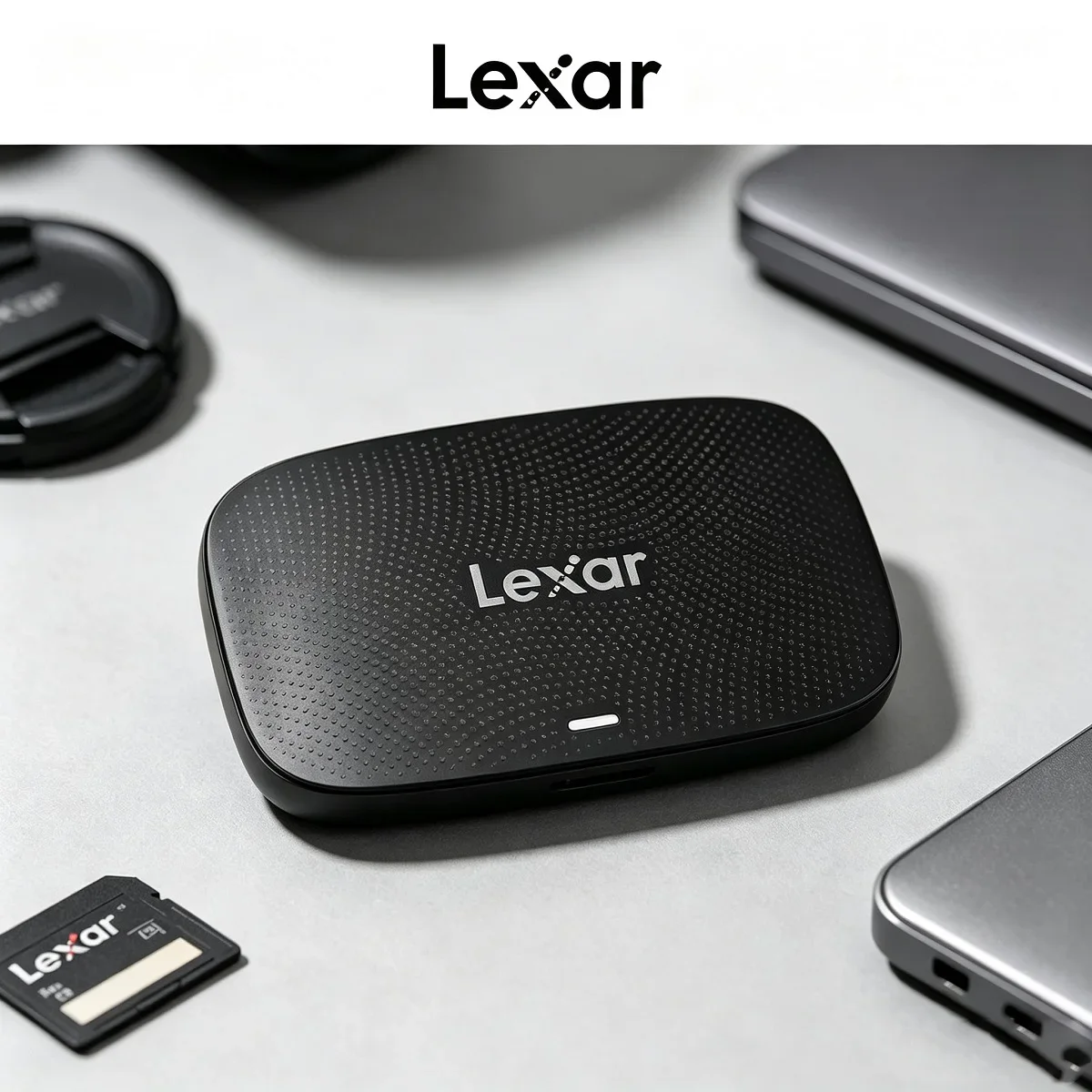 Lexar SD Card Reader USB Type C Interface 2-in-1 Hi-Speed USB 3.2 Gen2 CFexpress Type A Card Reader CFE Card Reader 10Gbps 8K