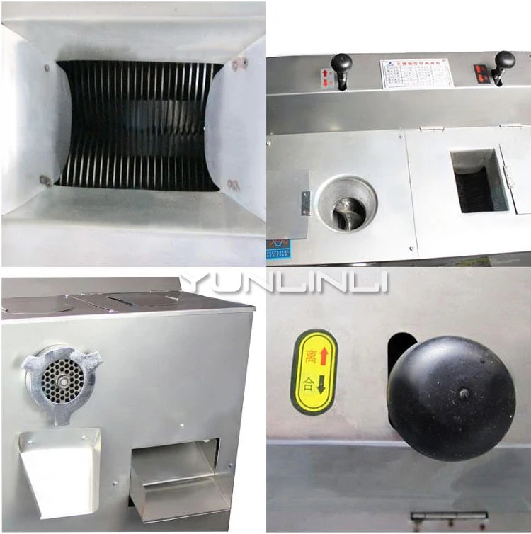 ステンレス鋼電気肉ミンサー,業務用肉スライサー,デュアルユース