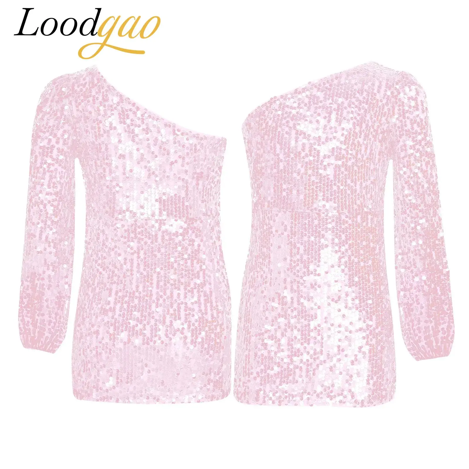 Girls Festival Costumes Prom Gown Sequins Carnival Cocktail Party Dresschildren Cosplay Princess Dress Bodycon Dress Rave Outfit