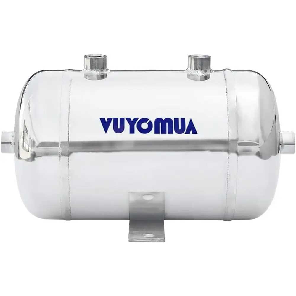 

VUYOMUA 0.8Gallon 304 StainlSteel High Prure Mini Small Portable Air Tank Air Reservoir Water Storage Tank (3L-SG)