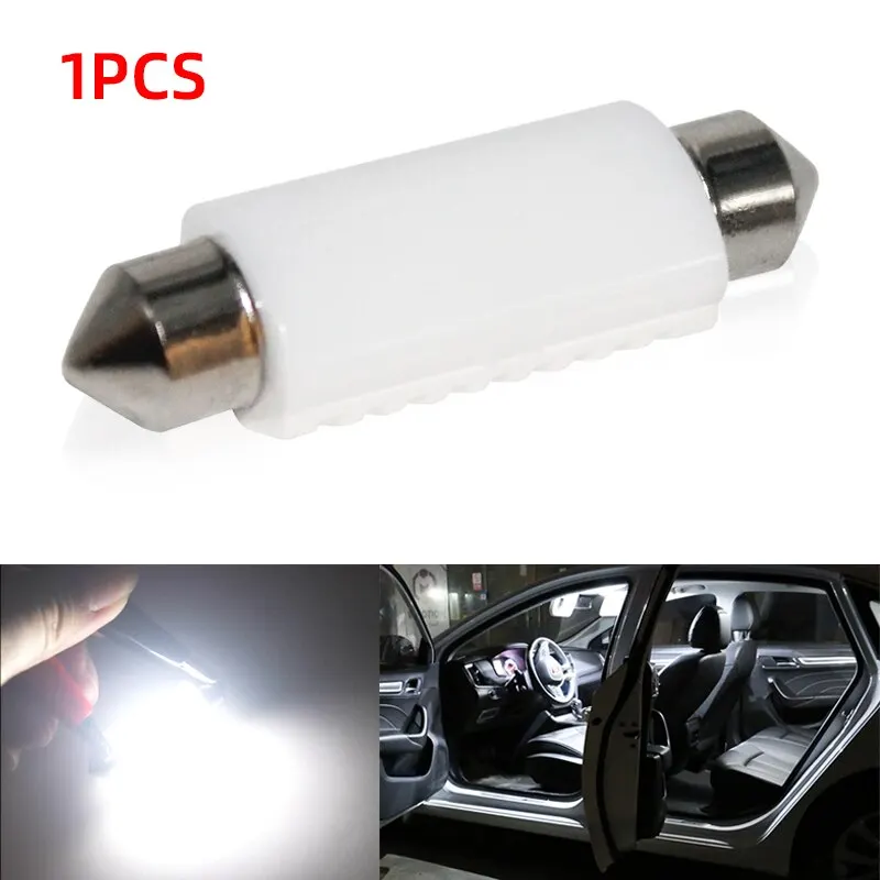 

1X C5W C10W светодиодный Canbus Festoon 31 36 39 41MM безотказное устройство для чтения интерьера автомобиля