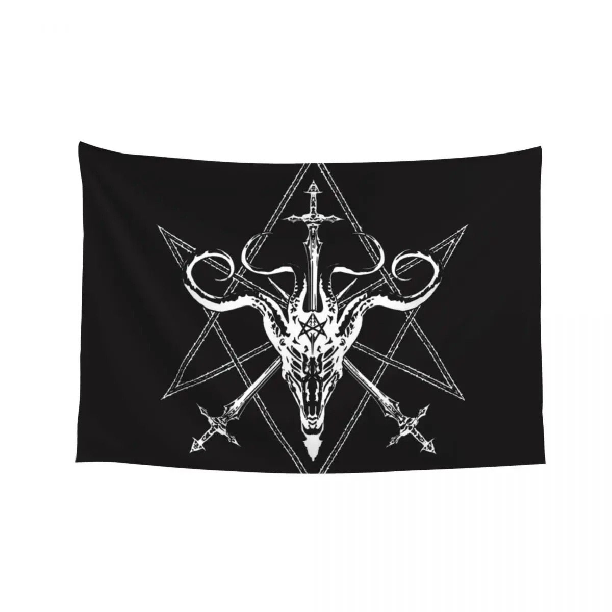 

Hermetic Skull Tapestry Decoration Room Home Decoration Accessories Wall Hanging Wall Tapestry