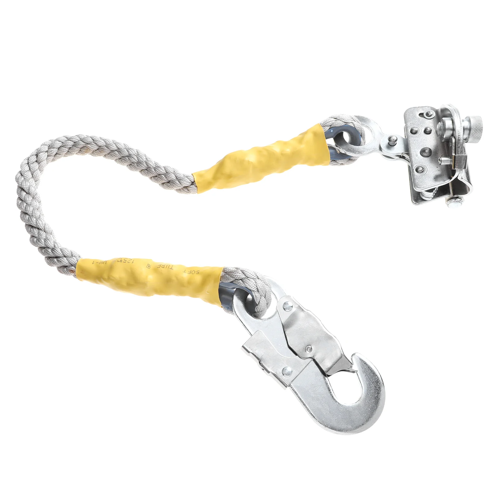 High-Quality Self-locking Device Steel Safety Rope Lock Durable Fall Protection Tool Sturdy Metal Climbing Gear for Outdoor