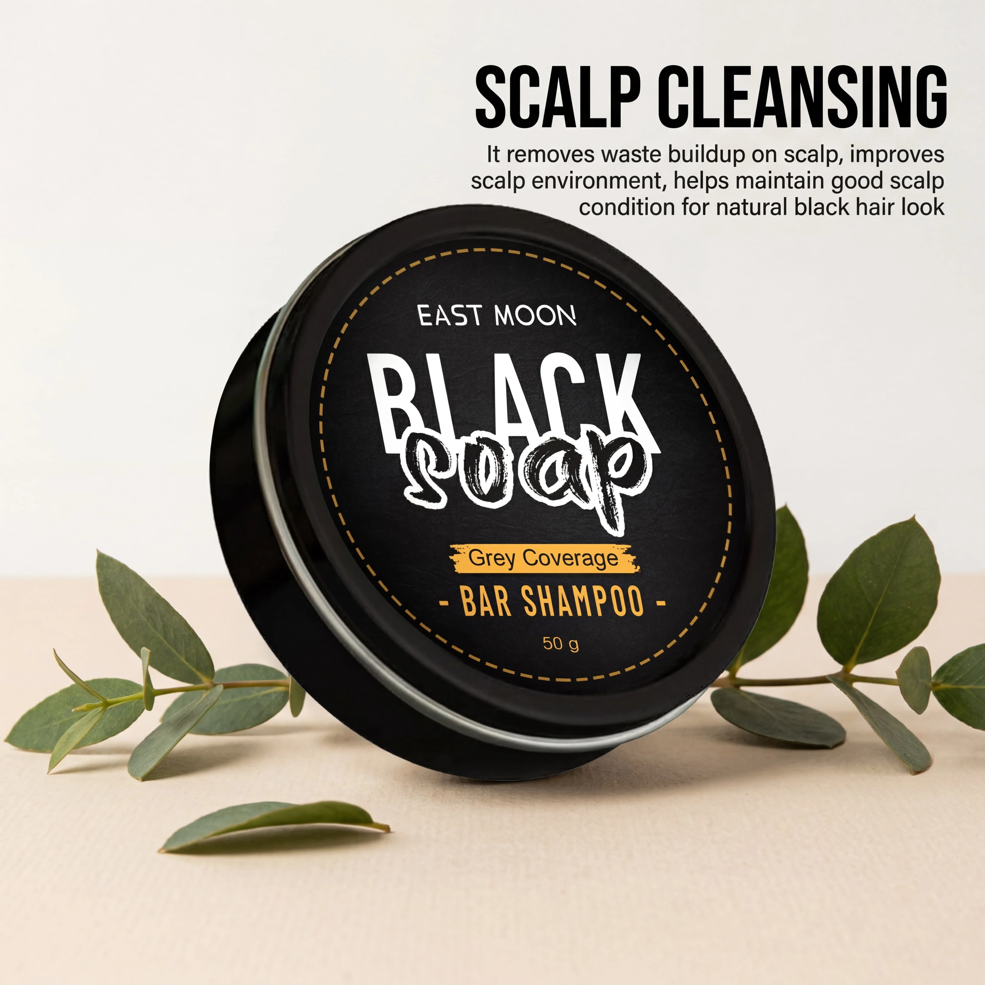 Hair Care Natural - شامبو صلب للرجال للعناية الطبيعية بالشعر،