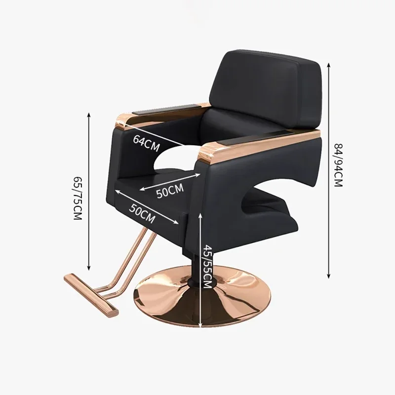 Design Trendy Barber Chair Esthetics Simple Modern Comfortable Barber Chair Nordic Luxury Silla Barberia Commercial Furniture