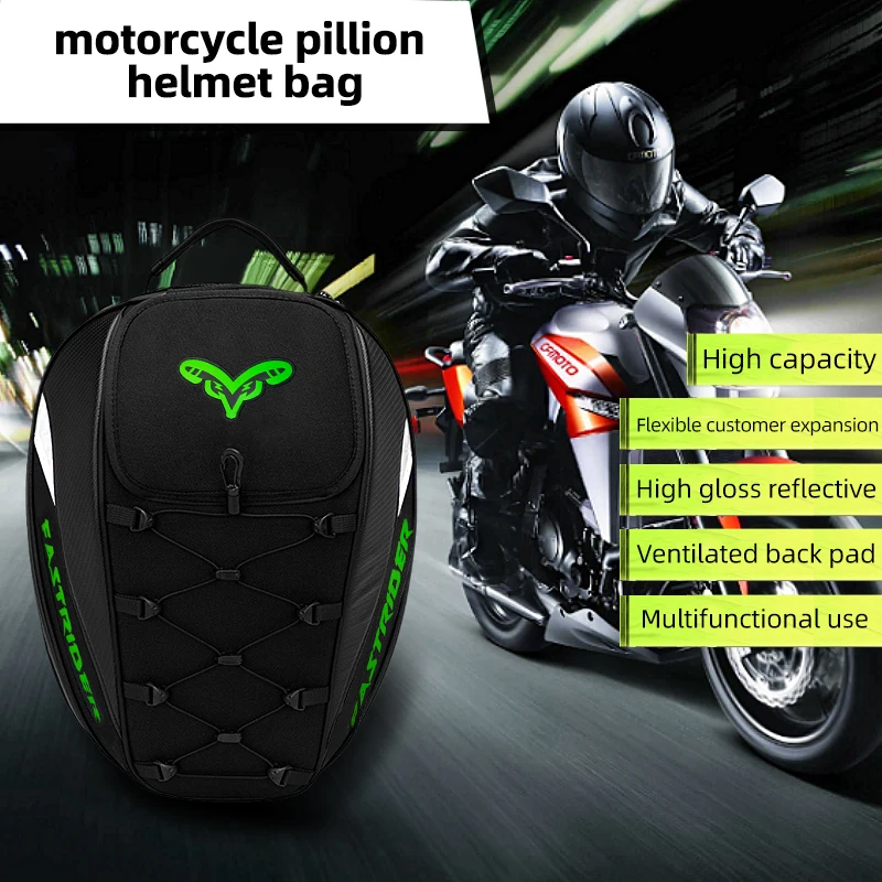 

New Waterproof Motorcycle Tail Bag Multi-functional Durable Rear Motorcycle Seat Bag High Capacity Motorcycle Bag Rider Backpack