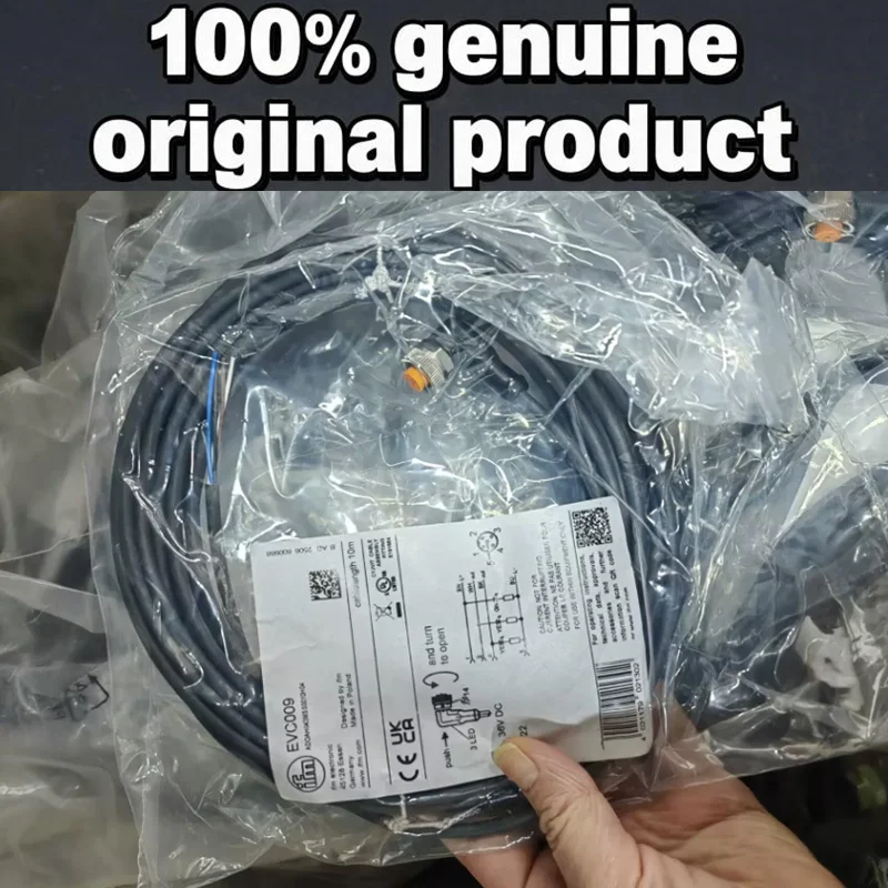 1pcs 100% Original IFM Connecting Wire EVC001/EVC004/EVC006/EVC007/EVC002/EVC008/EVC005