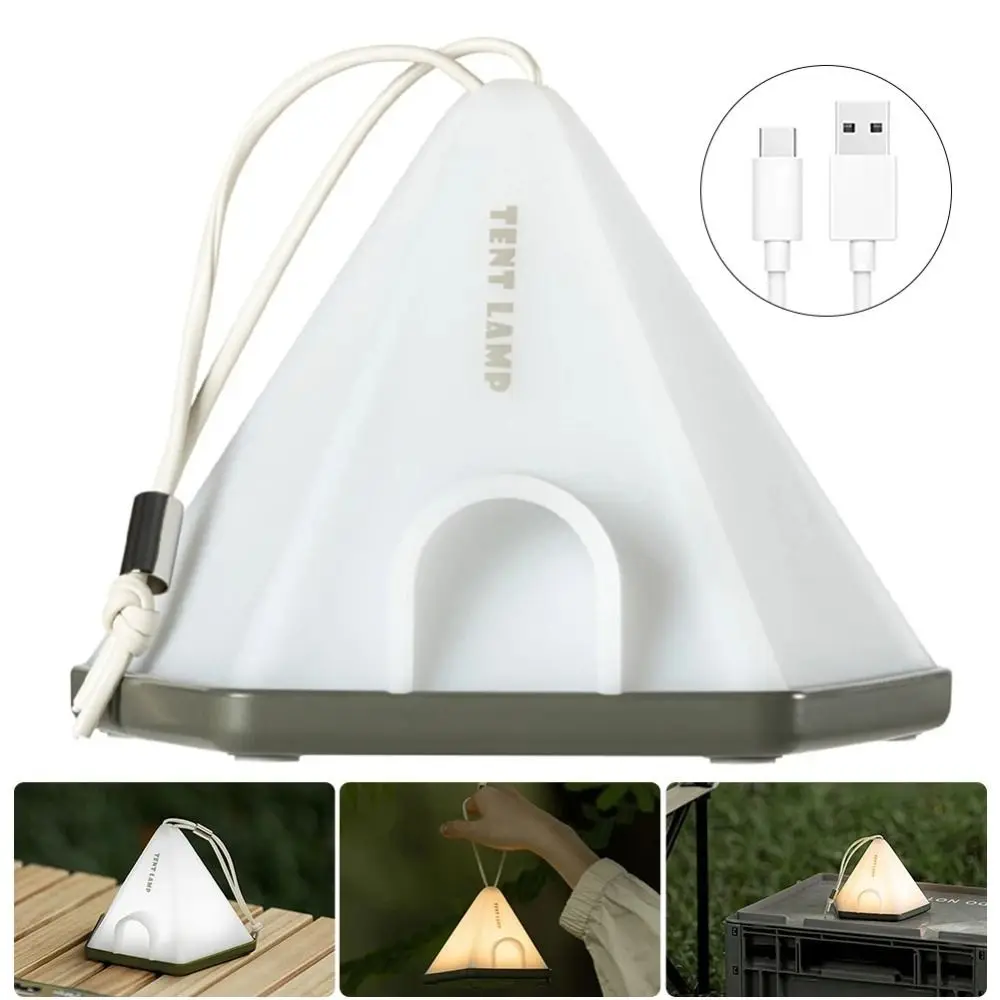 

Waterproof LED Atmosphere Light USB Charging Multifunctional Camping Lantern 6 Light Mode 1200Mah Emergency Power Supply Camping