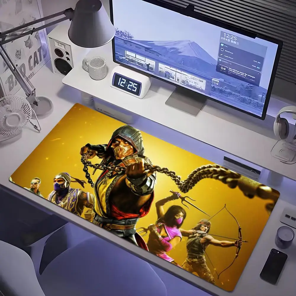 

mortal kombat Mouse Pad Tablet mouse Pad Laptop xl desktop mouse pad, cute HD Rainbow Gaming keyboard pad, csgo Player, 90x40
