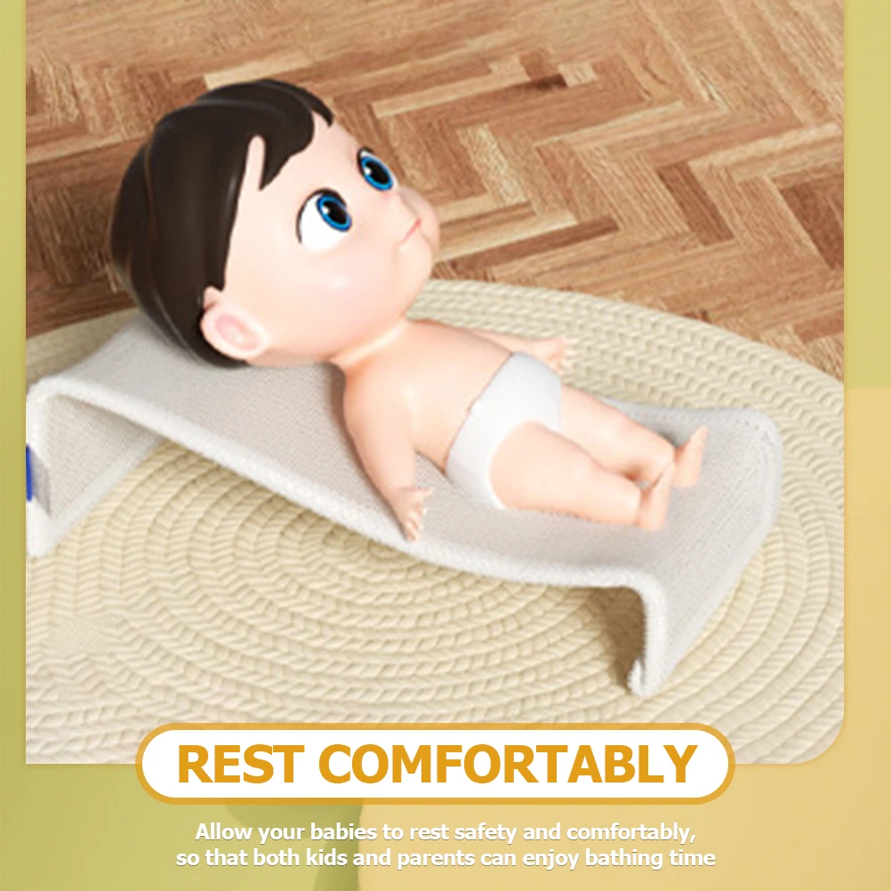 

Сеть поддержки детской ванны для новорожденных, сиденье для ванны из углеродистой стали, нескользящая подушка, коврик для детской ванны, коврик для поддержки сиденья