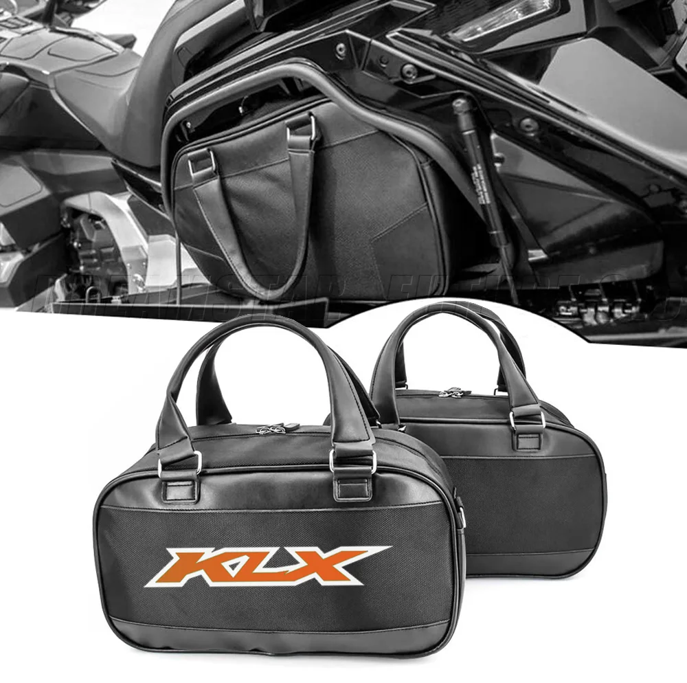 

For KLR650 S Adventure ABS 2022-2023 KLR 650 2009-2018 Trunk Saddlebag Saddle bags Liner Set Inner Bag Side Case