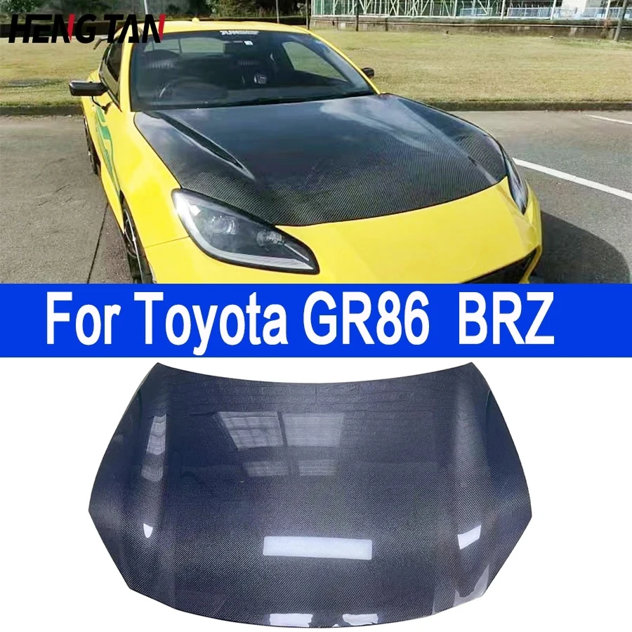 

Оригинальный капот из углеродного волокна для GR86 для Toyota GR86 BRZ 2020-2022 FRP, передний капот, комплект крышки вентиляции