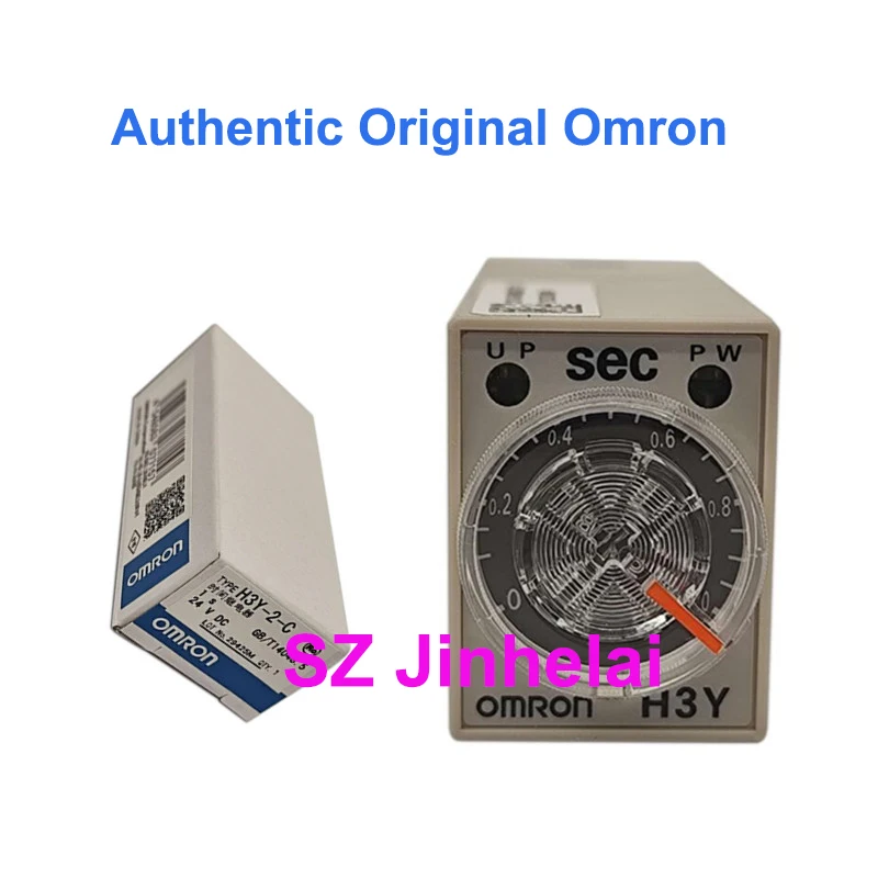 OMRON H3Y-2-C DC24V AC220V Authentic Original Time Delay Relay Timer Switch Relay 1S 5S 10S 30S 60S 3M 24VDC 220VAC