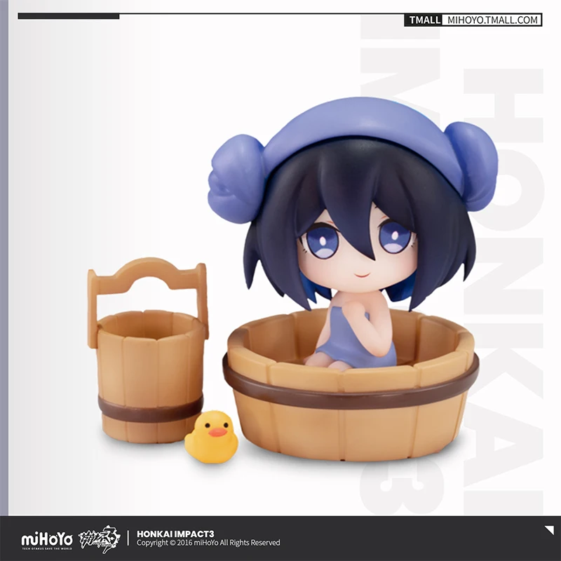 Genuine miHoYo Honkai Impact 3 Yae Sakura Rita Rossweisse Kiana Kaslana Raiden Mei Hot Spring Holiday Version Q Anime Model