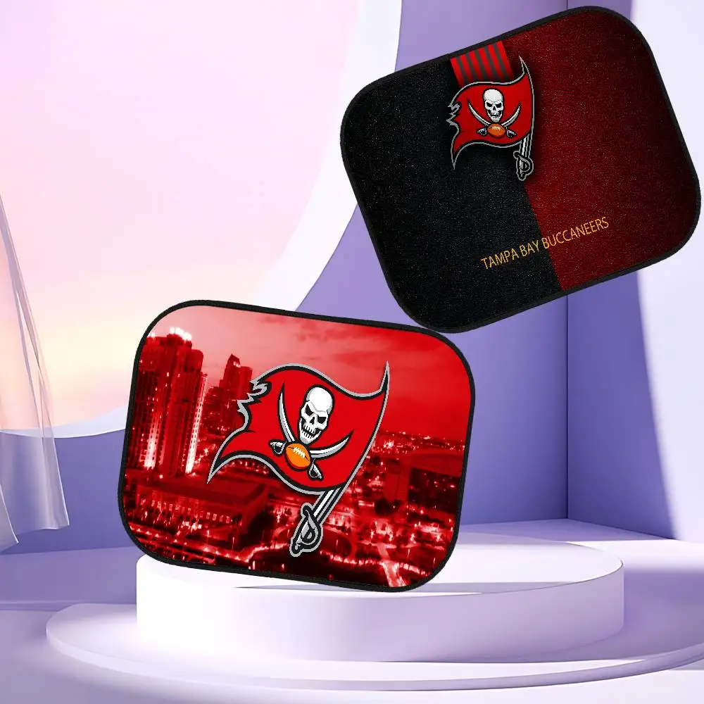 شعار T-Tampa Bay Buccaneerss نافذة جانبية ظلال نافذة السيارة الجانبية الشمسيات الزجاج الأمامي نافذة السيارات ظلة غطاء للطفل