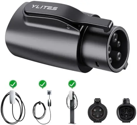 

to J1772 Adapter – 80A 250V Fast Charging, Heavy-Duty, Heat-Resistant for Home & Travel