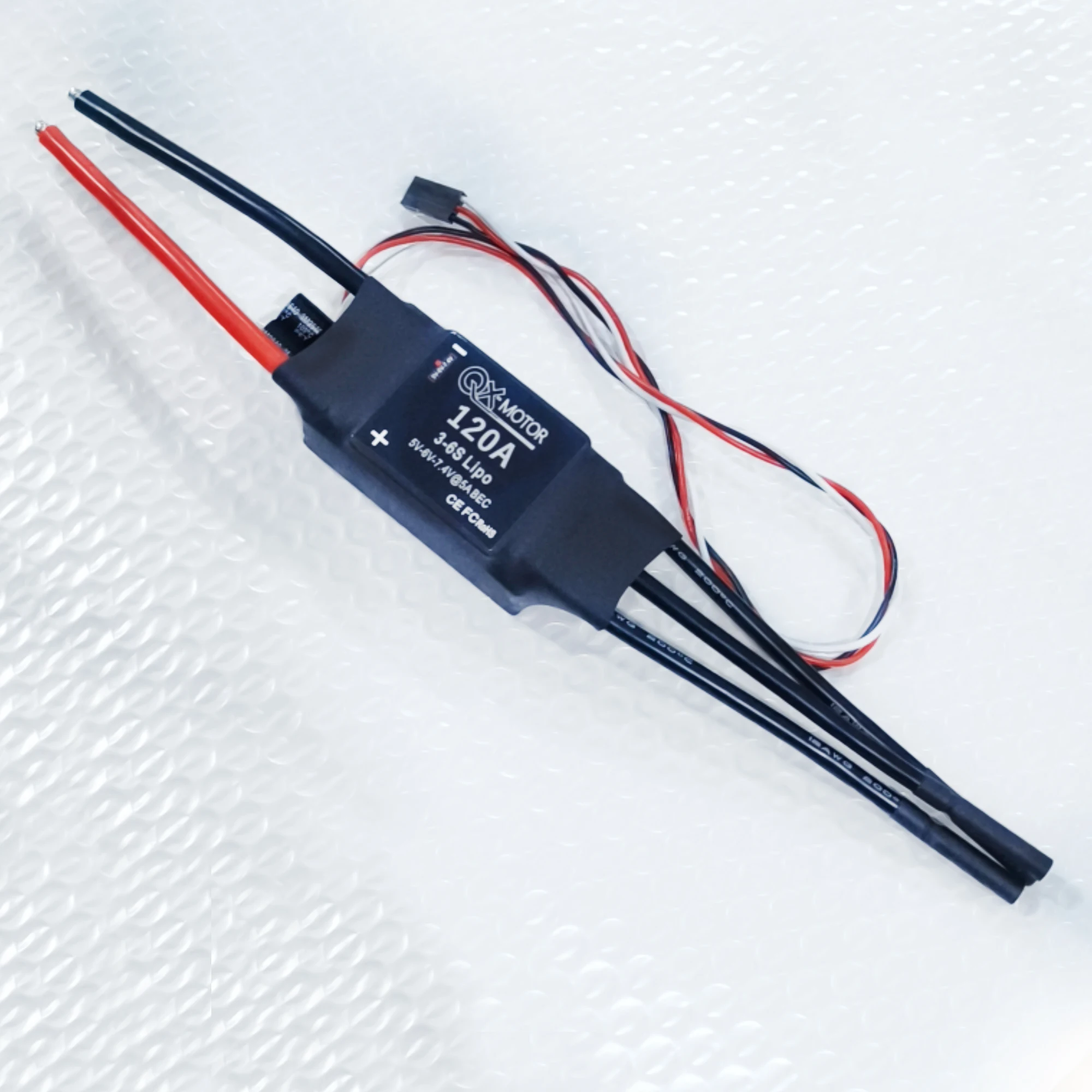 QX-MOTOR 120A ESC 5A BEC 3-6S  - Lipo Battery 6S ulasan dan harga