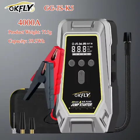 16000mAh Car Jump Starter Power Bank GKFLY