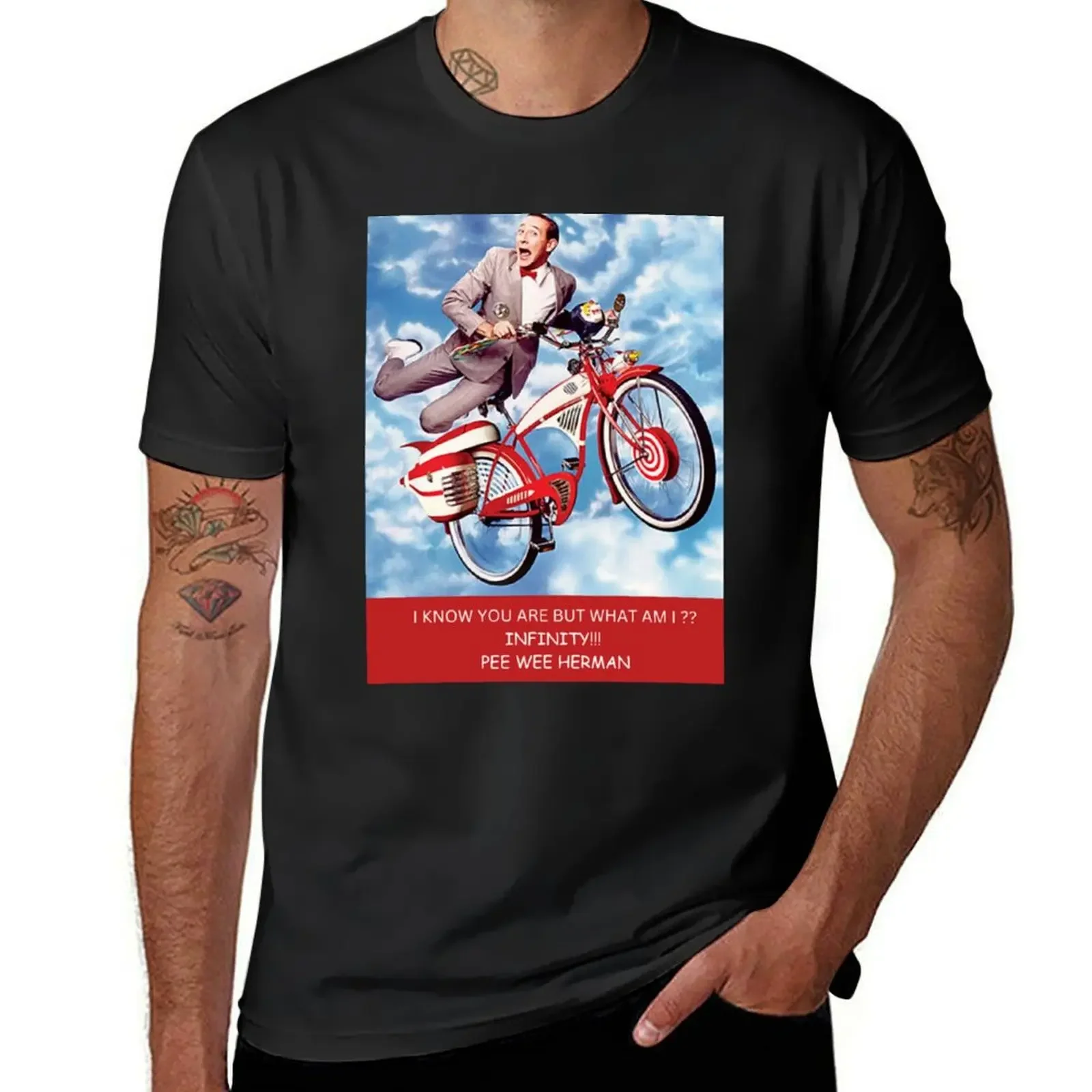 PEEWEE HERMAN St T-Shirt cotton graphic tees rapper graphic tees plain white t shirts men