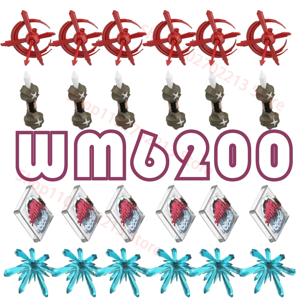 WM6200 Action Figure Parts Weapon Building Blocks Christmas Gift Toys For Children WM2851 WM2855 WM2852 WM2856 WM2853 WM2857