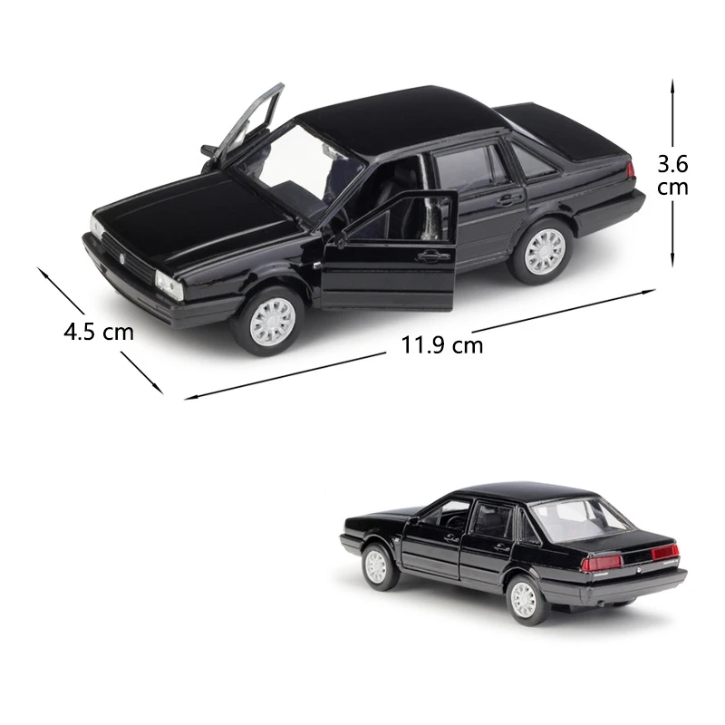 1/36 Volkswagen Santana Spielzeug auto Modell Welly Diecast Fahrzeug Miniatur zurückziehen klassische Limousine Sammlung Geschenk für Kinder Junge