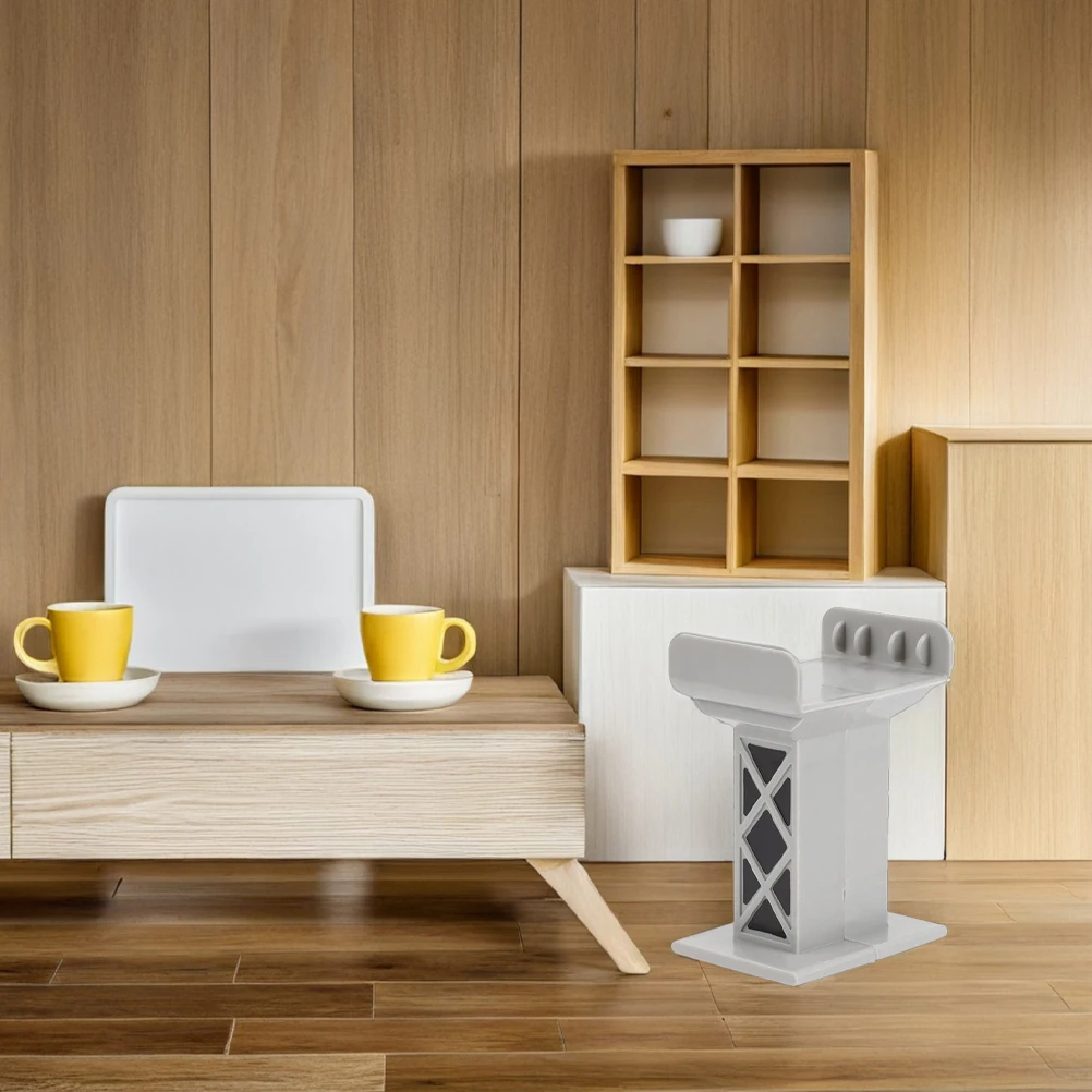 12pcs 12 Pieces Train Track Accessories Elevated Bridge Pier Plastic Supports Railway Tracks Block Compatible Fits Major Brands