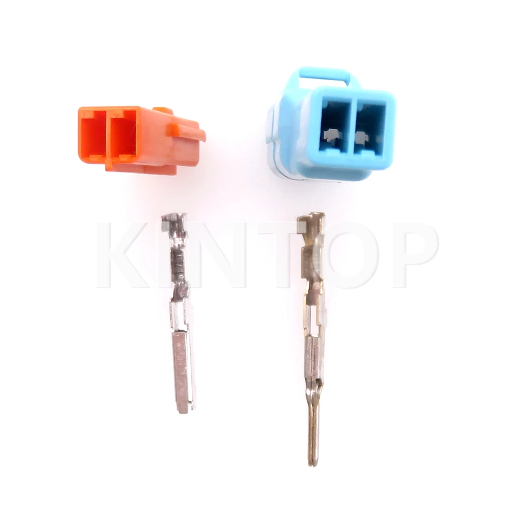 1 Set 2 Pins Auto Wire Cable Socket Auto AC Assembly Plastic Housing Connector 6098-3857 6098-3853