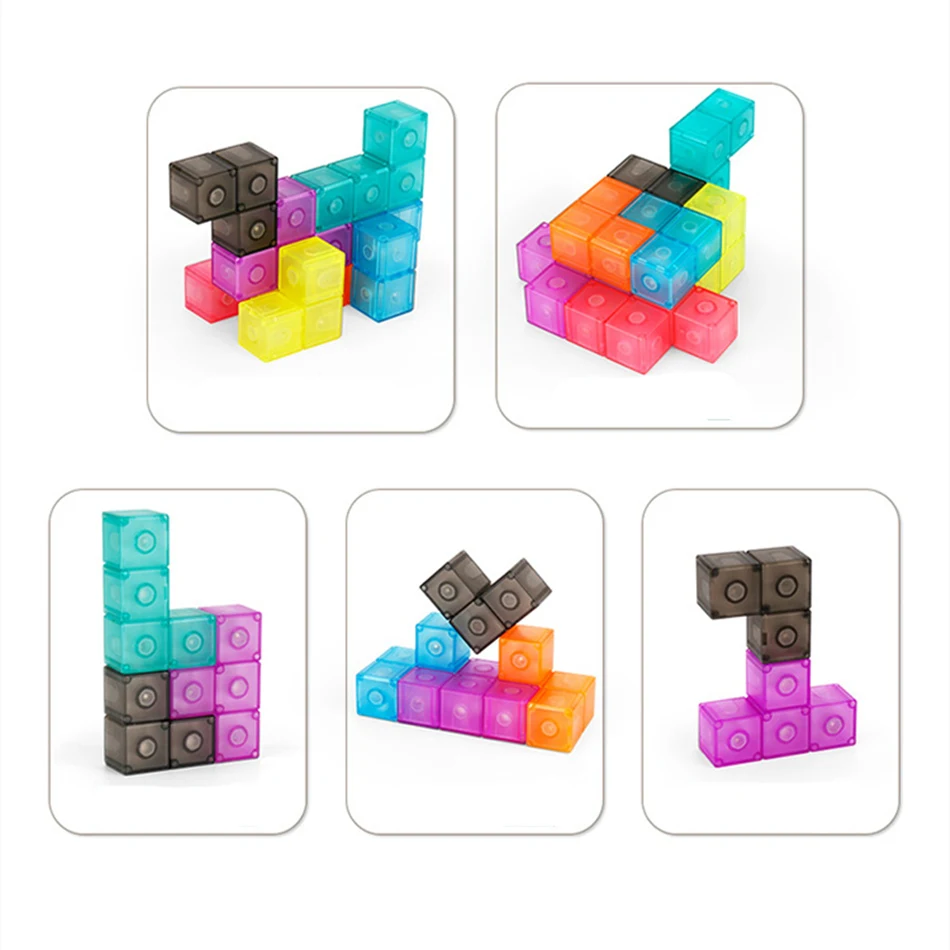 Cubo magnético Moyu Meilong Ruban 3D Twist Blocos de Construção Puzzle Cubing para sala de aula Cubo de velocidade para crianças