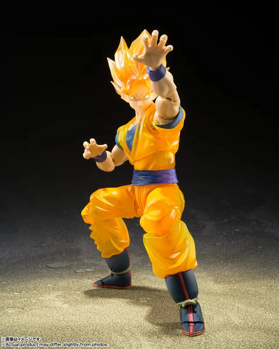 In Stock Genuine Bandai Dragon Ball Z Tnt Limited Shfsun Wukong Super Saiyan Z Warrior Action Figure Model Toys Xmas Gift