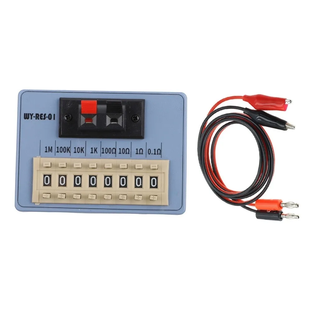 WY-RES-01 Einstellbare Widerstandsbox, kompaktes, tragbares Widerstands-Einstellwerkzeug für elektronische Tests und DIY-Schaltkreiskalibrierung – Detail 3