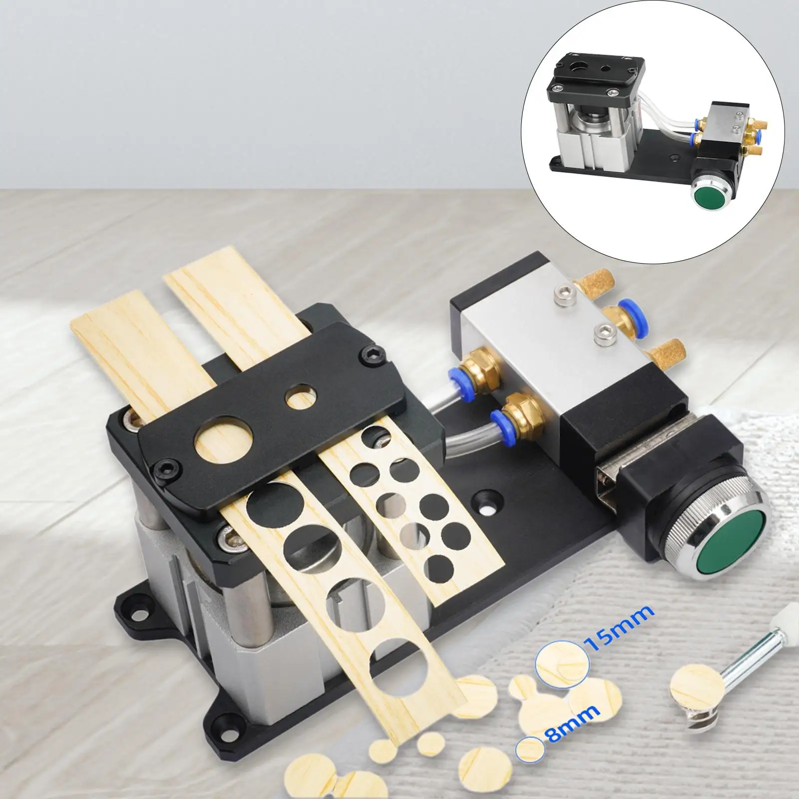 Herramienta perforadora de bandas de borde para carpintería eficiente: ahorro de trabajo y