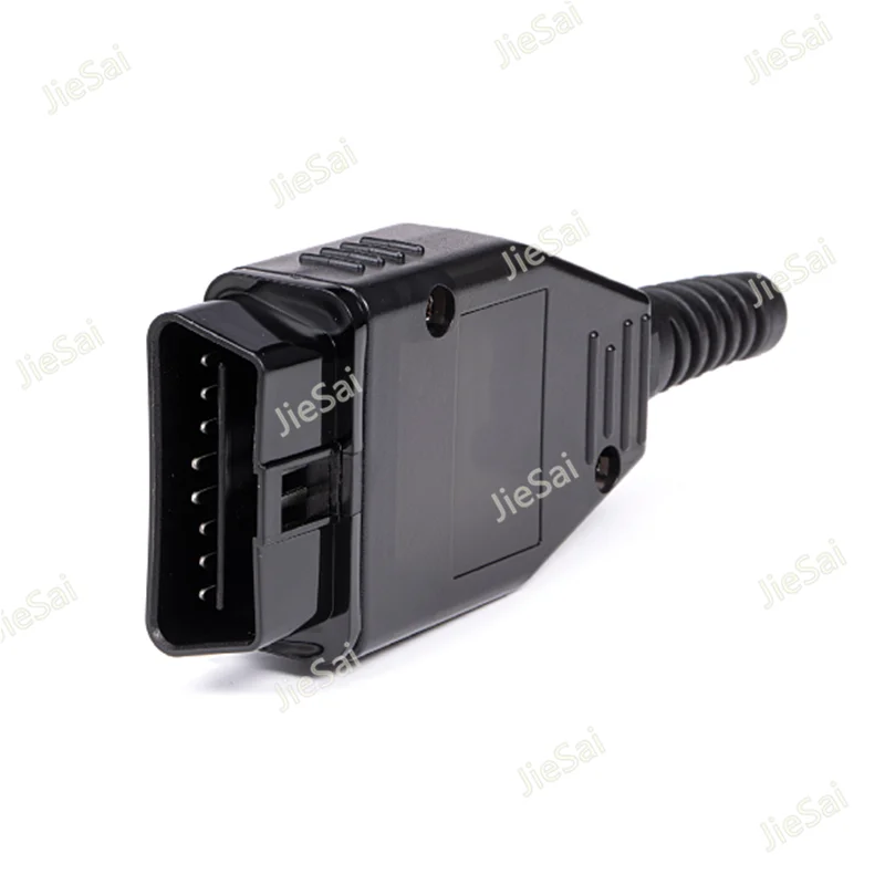 Universal OBDII 16 Pin/Way OBD2 OBD 2  Socket Automotive Connector OBD-II Plug