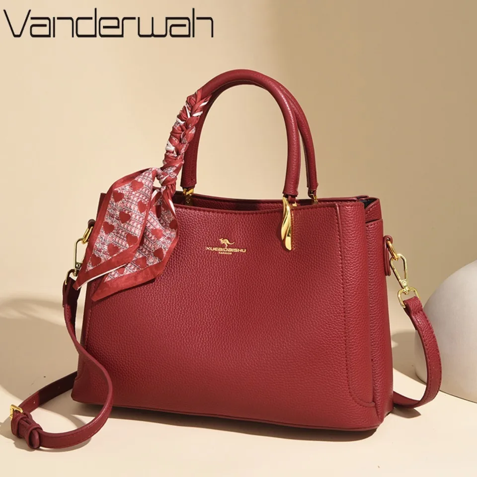 

Luxury Handbags Women Bags Designer 3 Layers Shoulder Crossbody Sac Ladies Large Capacity Leather Shopping Messenger Totes