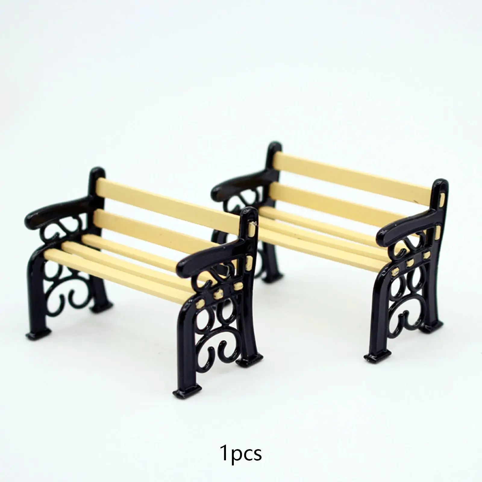 

Miniature Dollhouse Park Bench Dollhouse Furniture Doll Bench Mini for Dollhouse