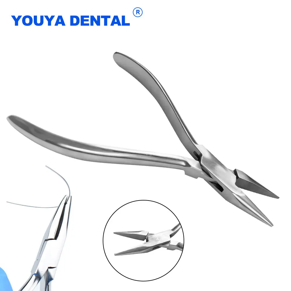 Dental Loop Bending Forming Sharp Pliers Closing ighter Wires Grooves Orthodontic Forcep Dentist Laboratory Instruments Tool