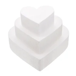 Cake Dummystyrofoam Heart Dummies Polystyrene Formodel Wedding Practice Diy Craft Fake Decorating Mould Shaped Display Rounds