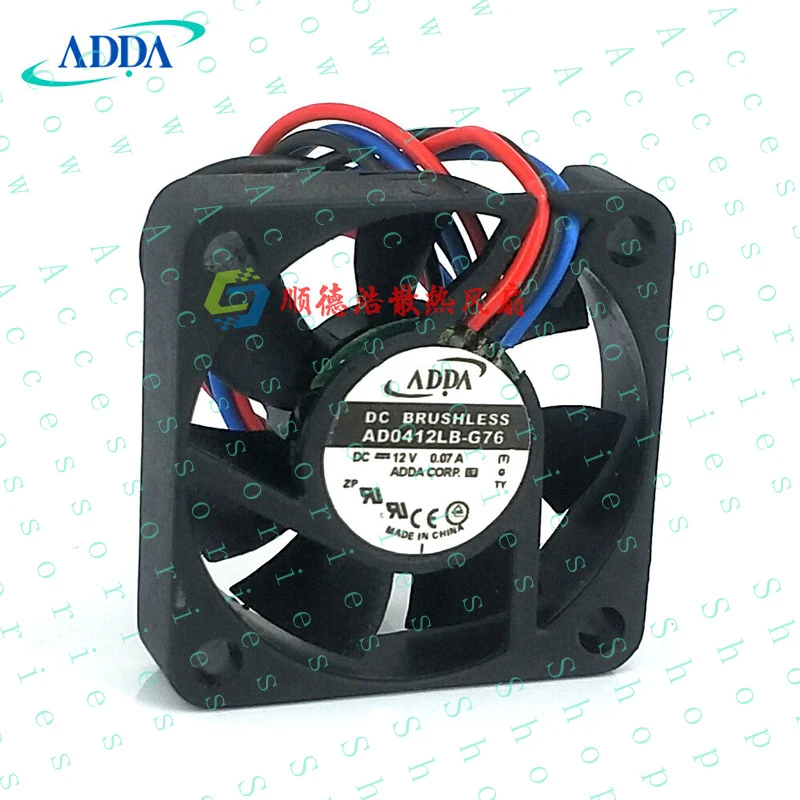 

PP+ 1PC 12V 0.08A 40 * 40 * 10 mute fan AD0412LB-G76