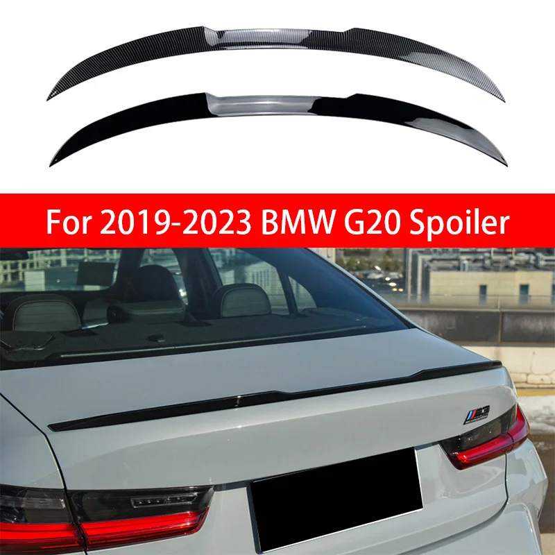 

For 2013-2019 BMW G20 Rear Bumper Lip Spoiler Cap Rear Trunk Roof Wing M3 Style Rear Roof Lip Spoiler Wing ABS Car Accessories